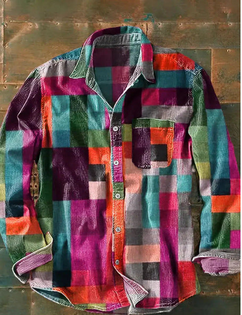 Galdino - Camisa Elegante Con Práctico Bolsillo