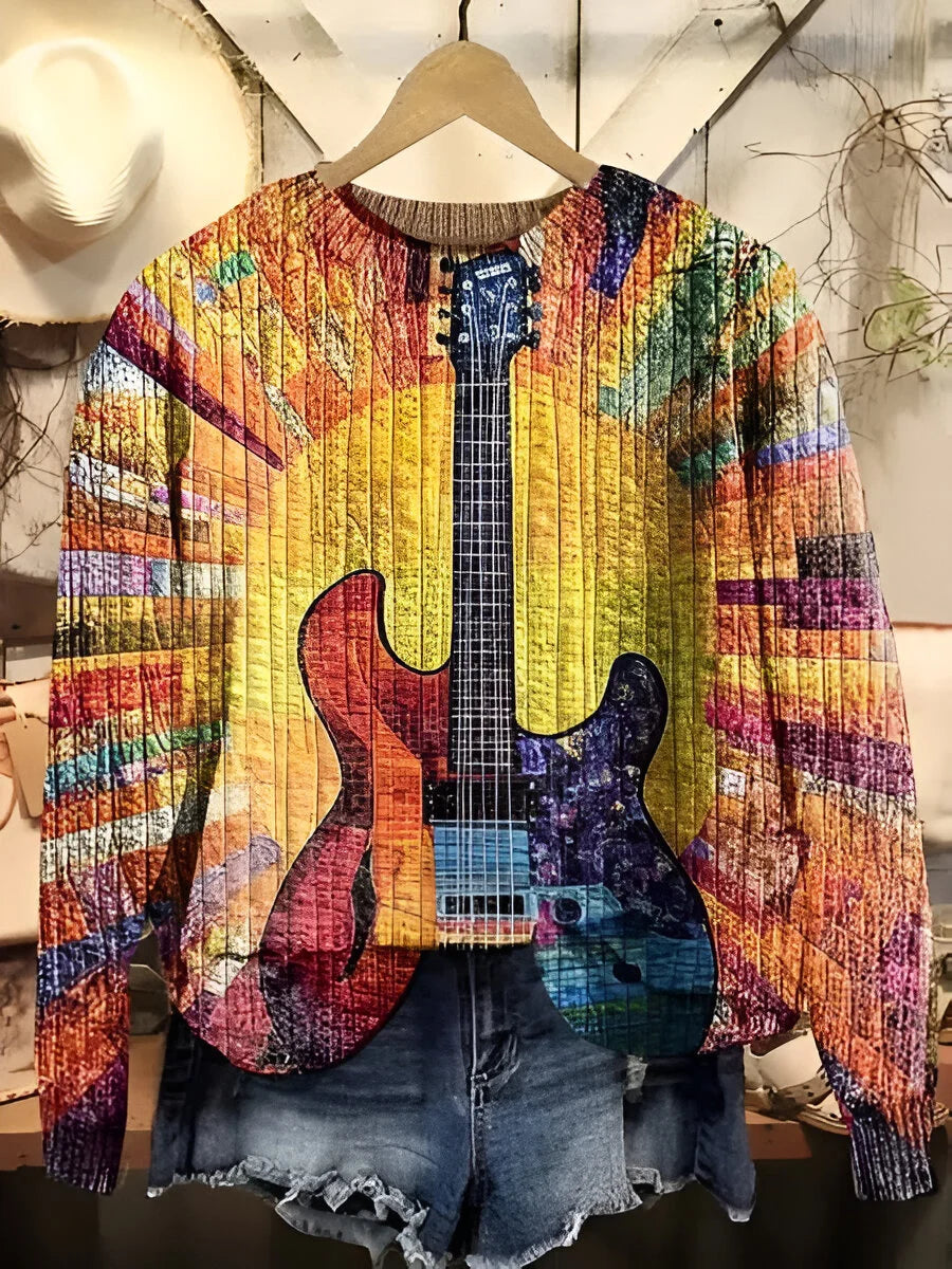 Tanje - Colorido Jersey de Estilo Boho