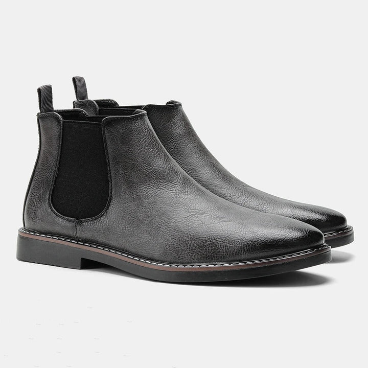 Gianluca - Botas de Piel Brillante