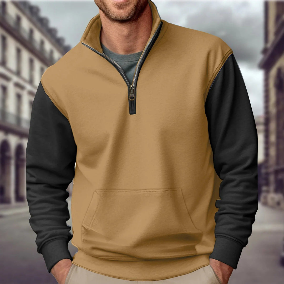 Tammo - Media cremallera Sin Capucha Pullover