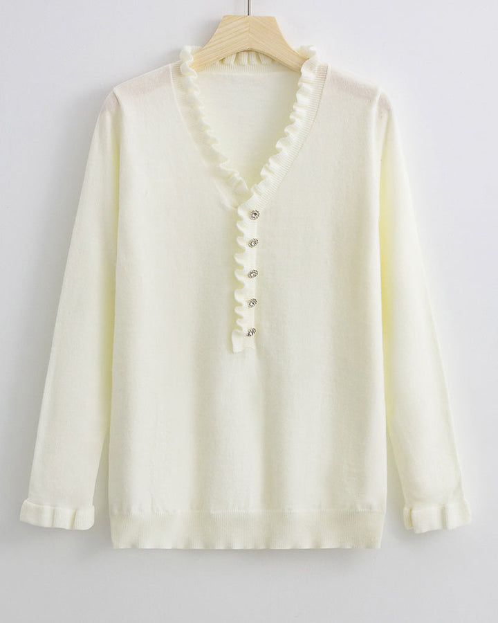 Ksenja - Blusa Abotonada Arrugada
