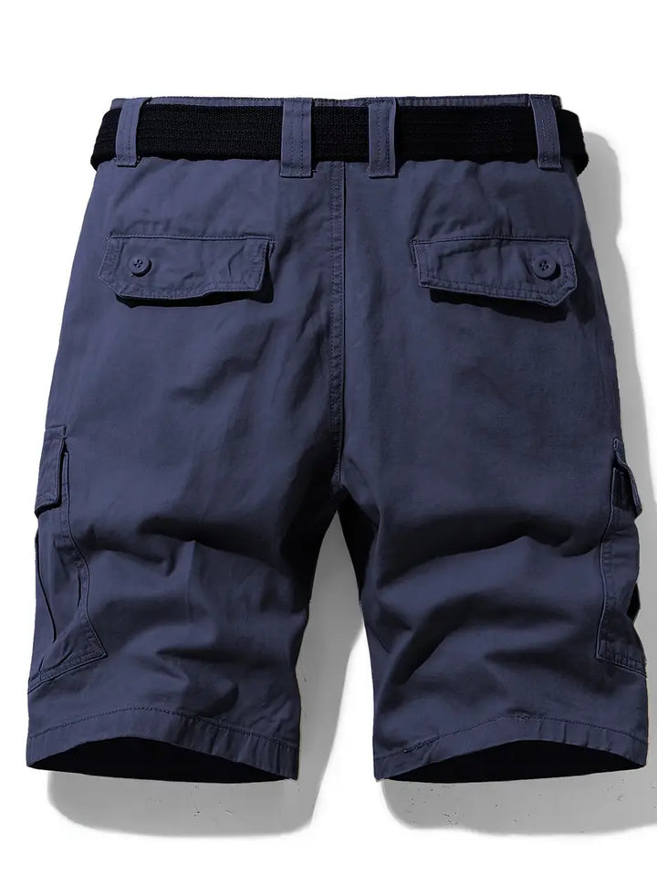 Mauro - Elegantes Pantalones Cortos Con Multibolsillos