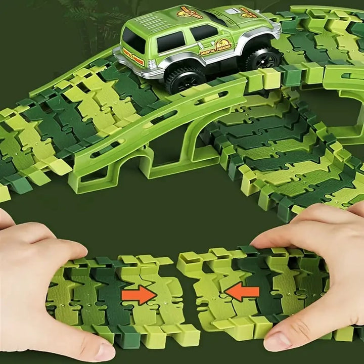 FlexiTrack - Juguete Eléctrico De Raíles Flexibles