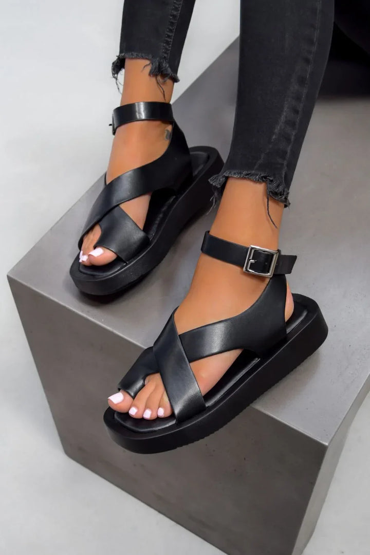 Afrozeh - Sandalias Gladiador Gruesas