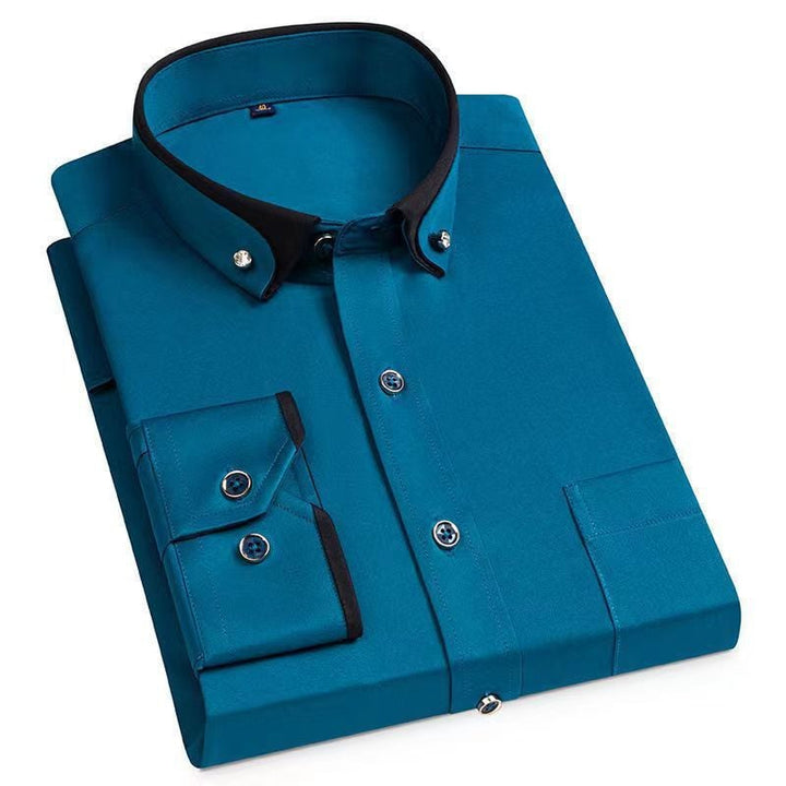 Abram - Camisa De Manga Larga Clásico