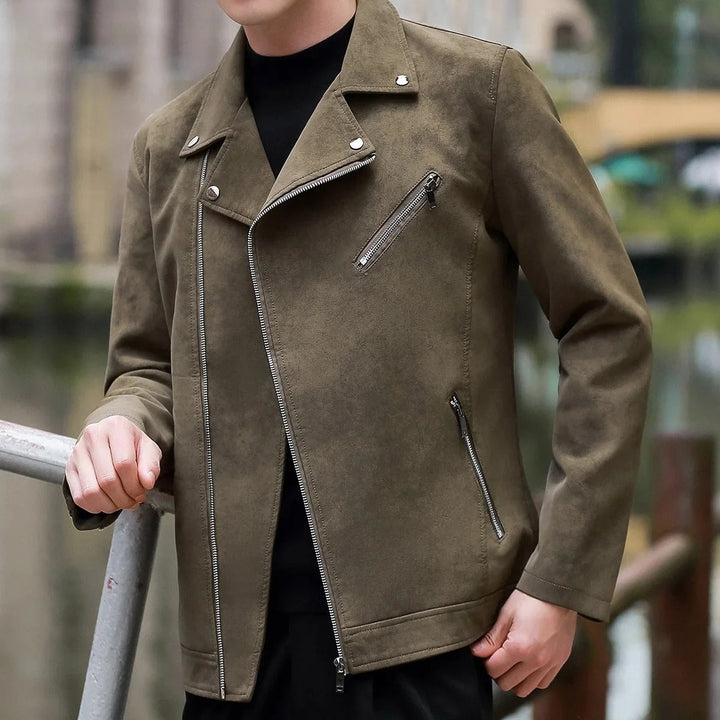 Zeke - Chaqueta de Piel con Forro Polar