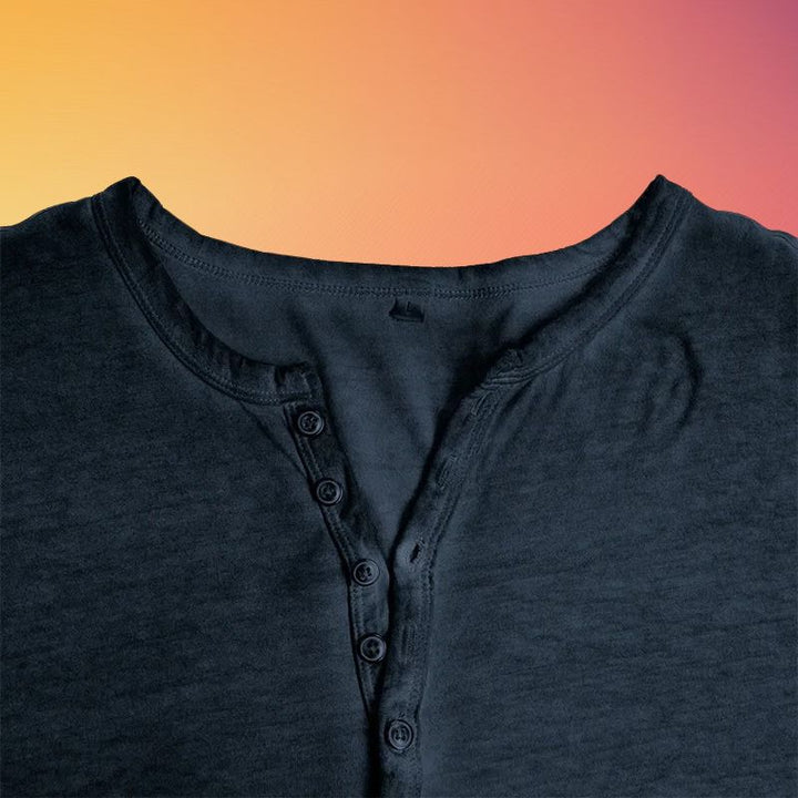 Radulf - Manga larga Botón Abajo Camisa