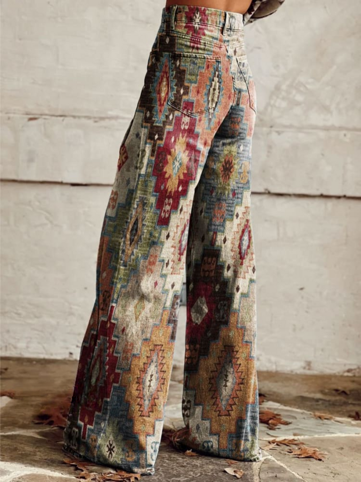 ALDINA - PANTALÓN BOHO VINTAGE