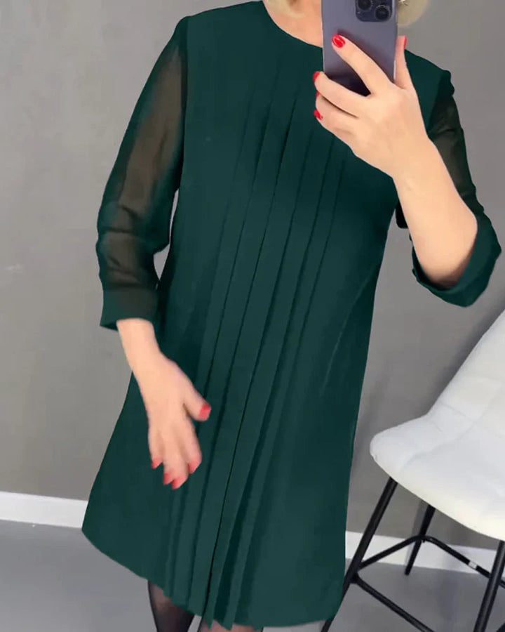 Teona - Vestido Plisado Elegante