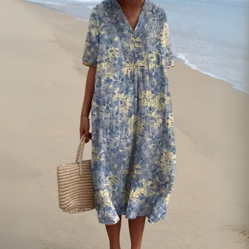 Lora - Vestido De Verano Floral Colorido