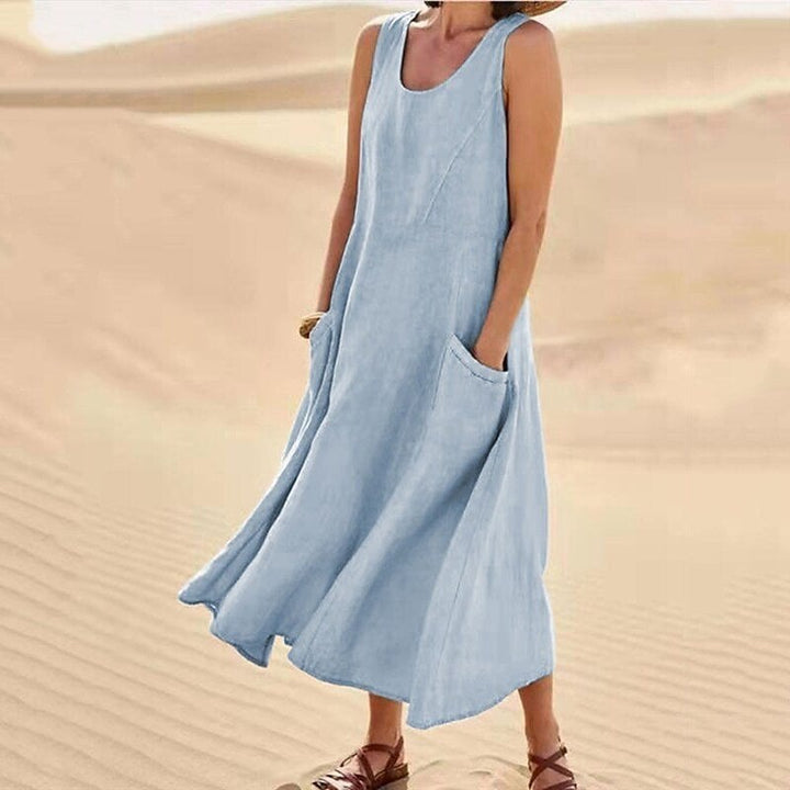 Pinkky - Vestido De Algodón Sin Mangas