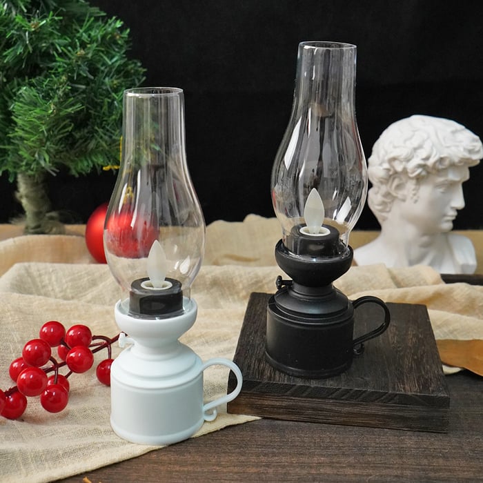 CandleLitght - LED Lámpara De Gueroseno De La Vendimia Vela de Oscilación Electrónica