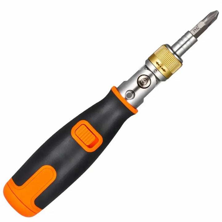 ToolFlex - Juego Completo de Destornilladores de Carraca Portátiles 10 en 1