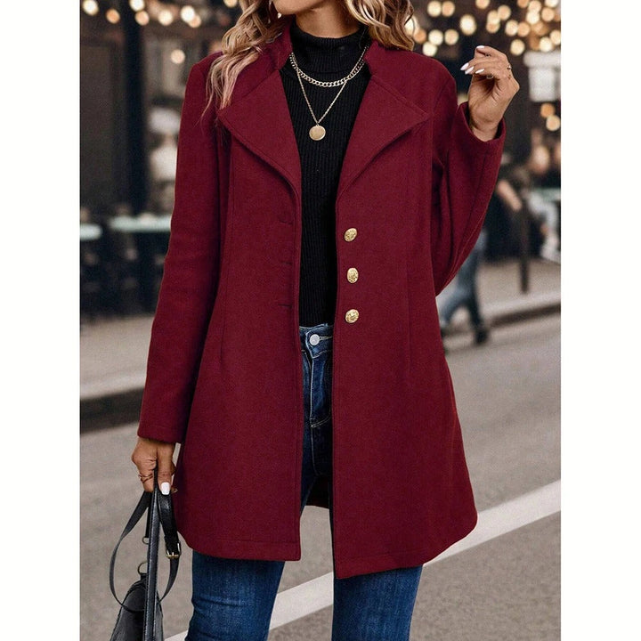 Zosia - Chaquetas de Manga Larga con Solapa