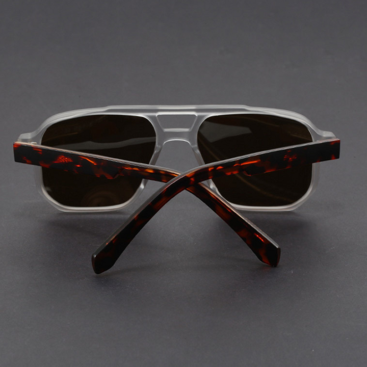 Kieran - Gafas de sol Cuadradas de Dos Tonos