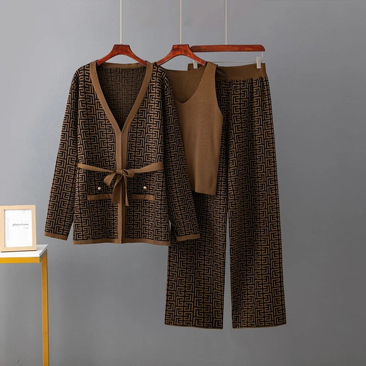 Jill - Trajes De Tres Piezas Con Jersey