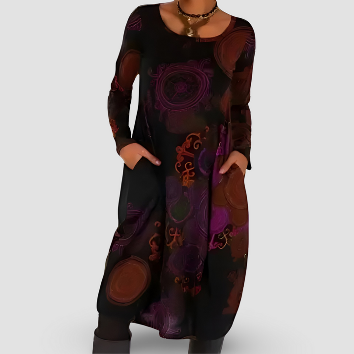 Fenja - Vestido de Invierno Con Elegancia Bohemia
