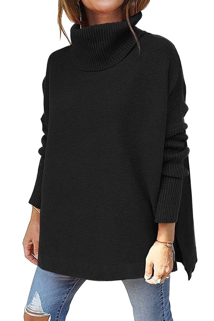 Bellatrix - Jersey Oversize De Lana y Cuello Alto
