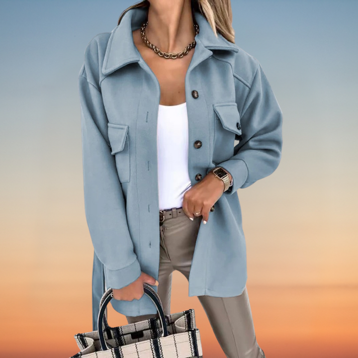 Kristel – Chaqueta De Lana Holgada