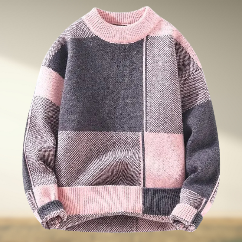 Zharif – Jersey de Cuello Redondo y Manga Larga gGrueso