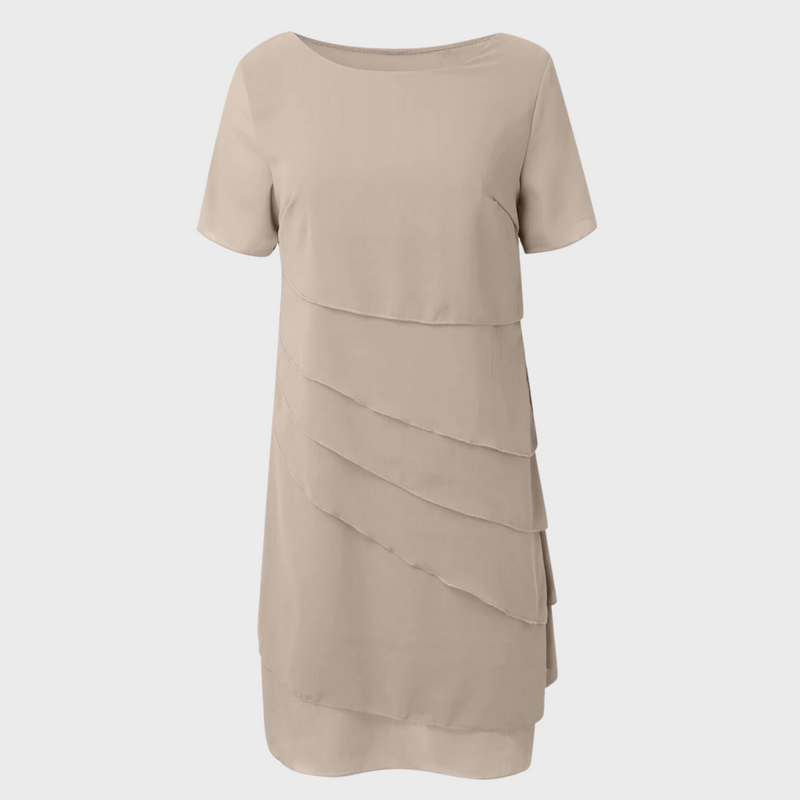 Wenke - Vestido de Gasa Plisado