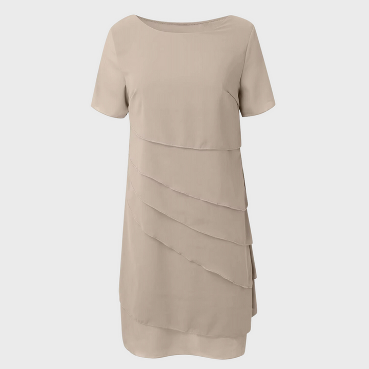 Wenke - Vestido de Gasa Plisado