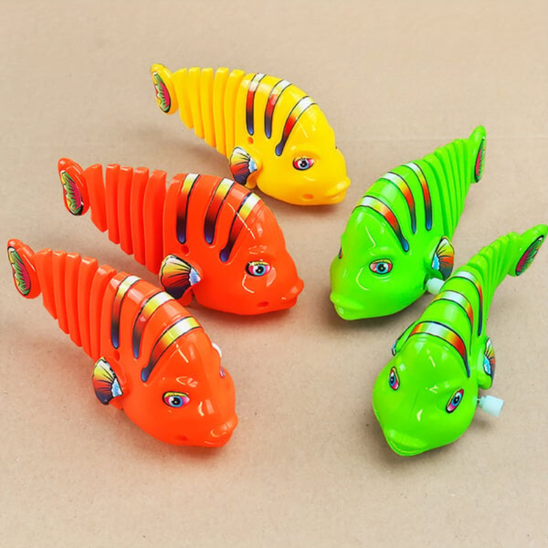 FishyWinds - Juguete De Plástico Con Forma De Pez De Cuerda