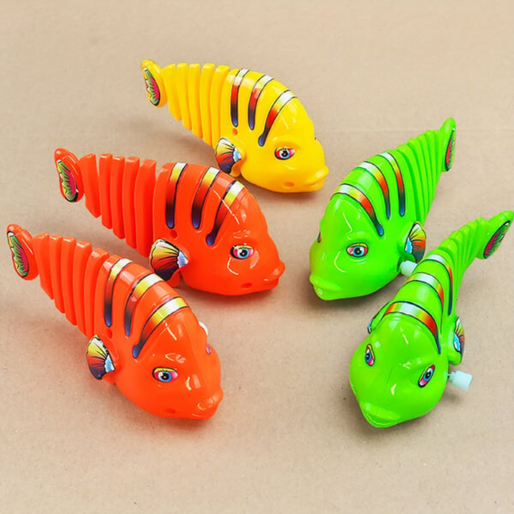 FishyWinds - Juguete De Plástico Con Forma De Pez De Cuerda