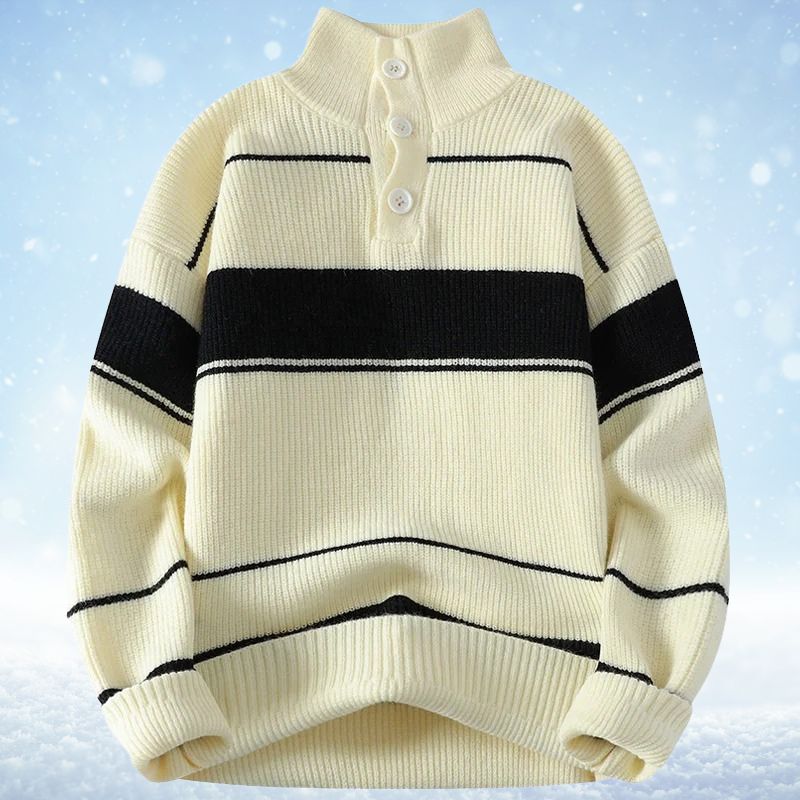 Wilhelm - A rayas Grueso Caliente Jersey