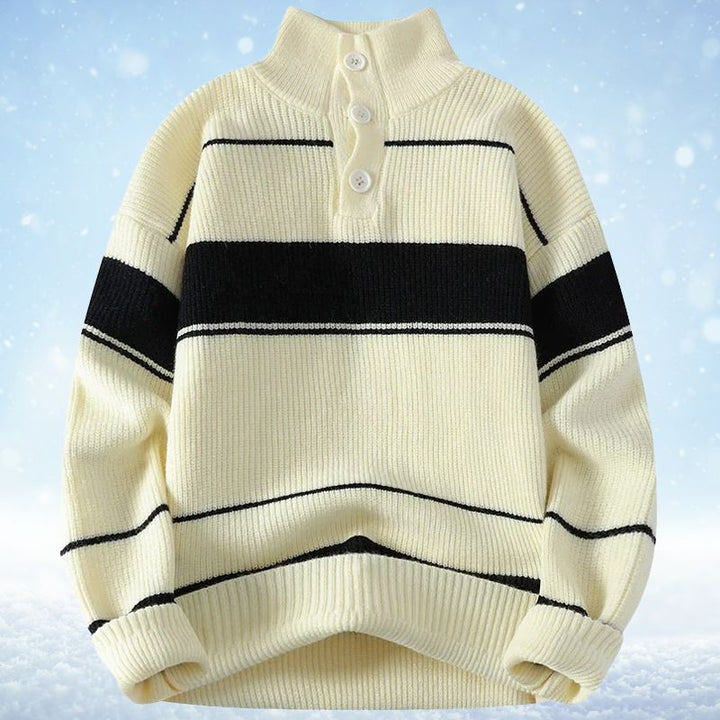 Wilhelm - A rayas Grueso Caliente Jersey