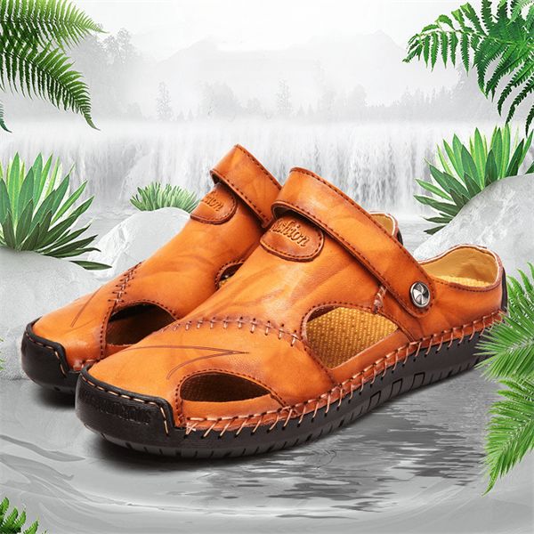 Rumaan - Sandalias De Piel Suave De Alta Calidad