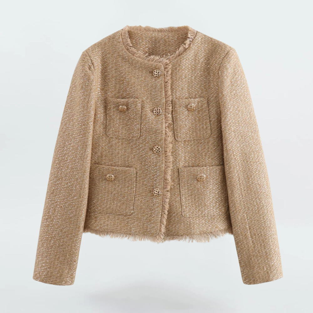 Corien - Prendas De Abrigo Con Botones Frontales Tops