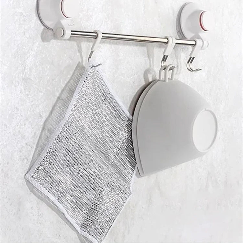 ScrubWire - Paños De Cocina De Alambre Multifuncionales Para Uso en Seco y En Húmedo