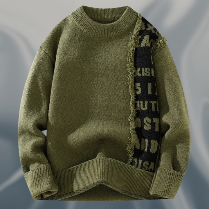 Dirrk – Jersey Jacquard Con Cuello Redondo