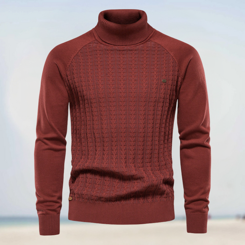 Jozan - Jersey de Punto con Cuello Alto