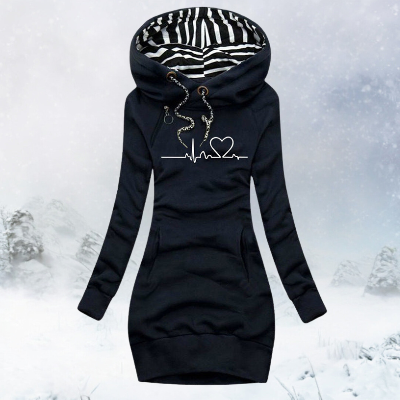 Malia - Vestido De Jersey Con Estampado E Corazones