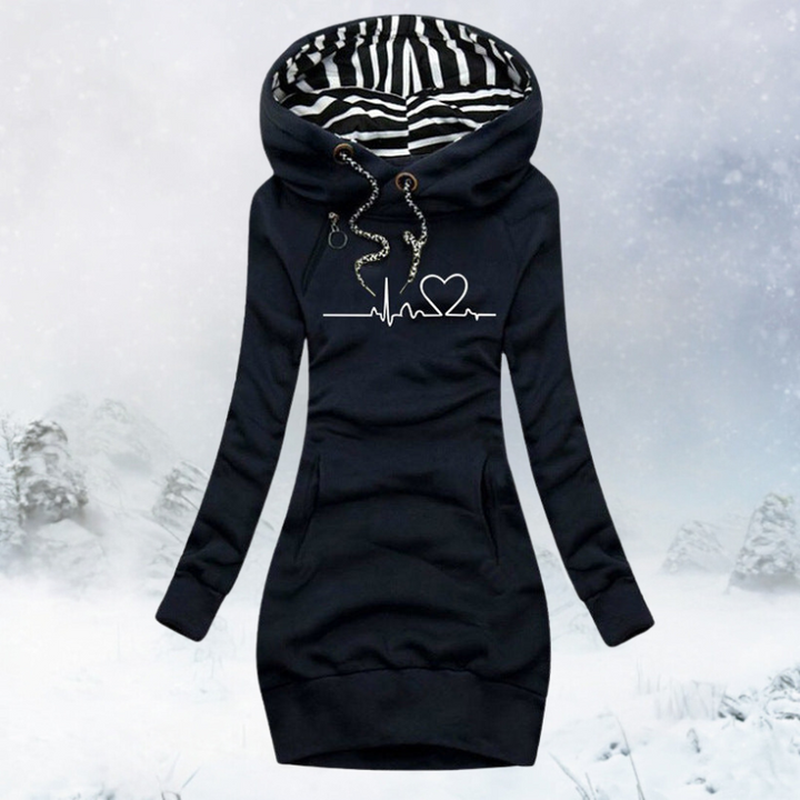 Malia - Vestido De Jersey Con Estampado E Corazones