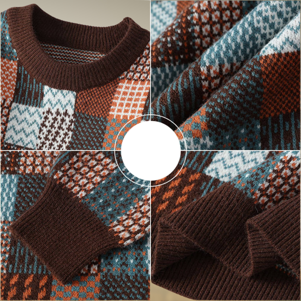 Ziek - Jersey de Punto Informal de Cuello Redondo