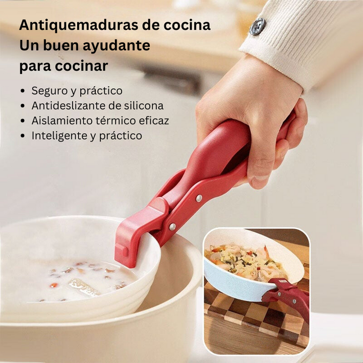 SafeGrip - Pinza Multiusos Antiquemaduras Para Tazones De Cocina