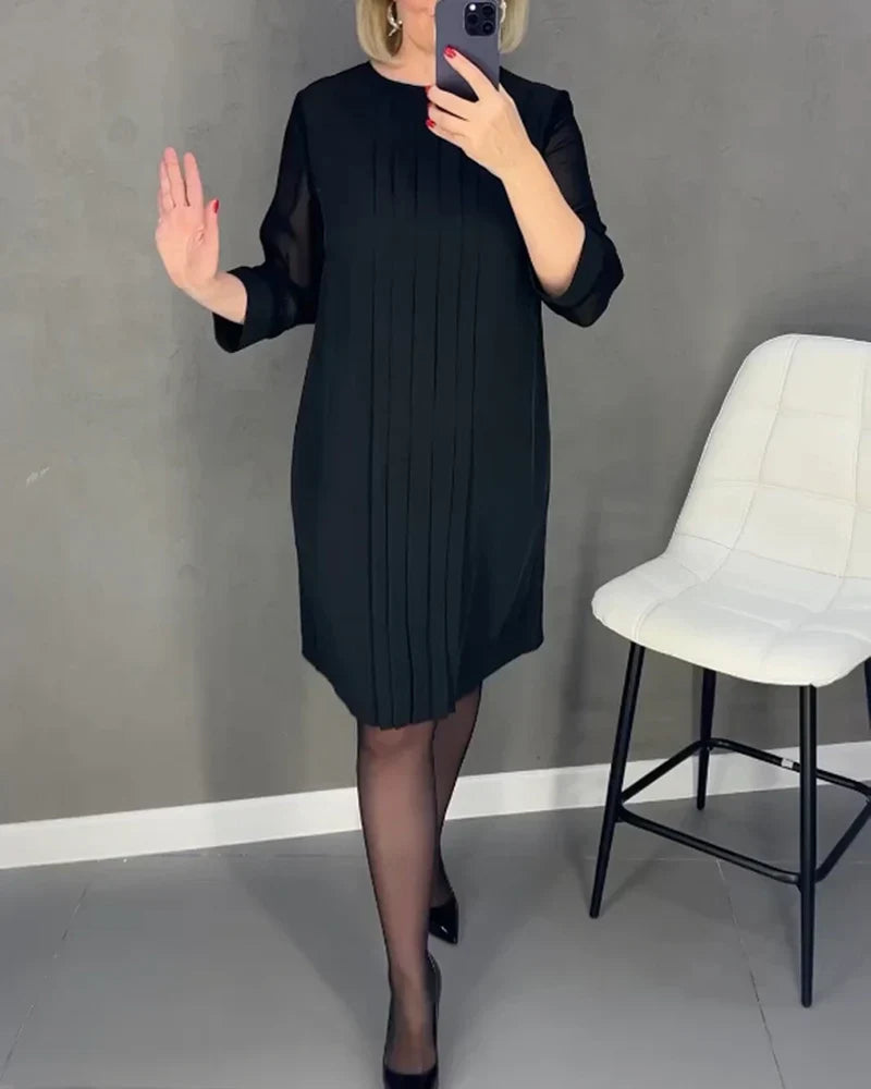 Teona - Vestido Plisado Elegante