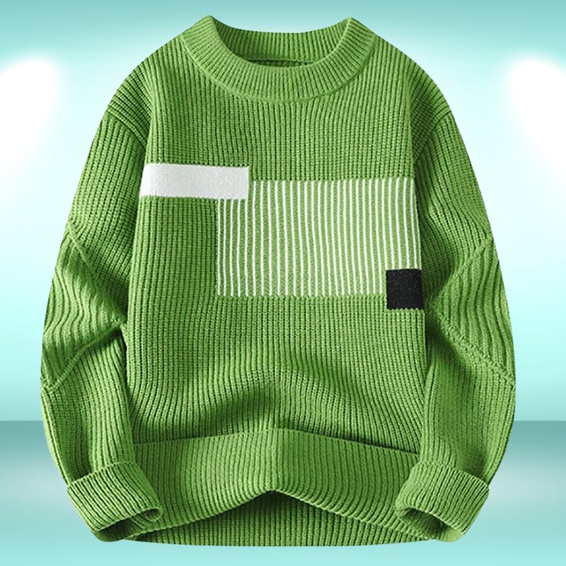 Vitkor - Jersey De Punto a La Moda y Cuello Redondo