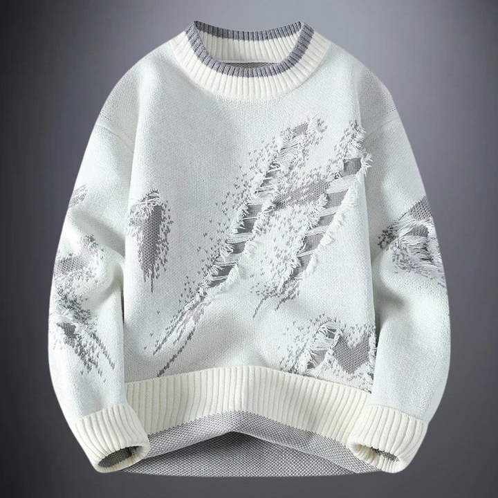 Thilo - Jersey de Punto con Cuello Redondo