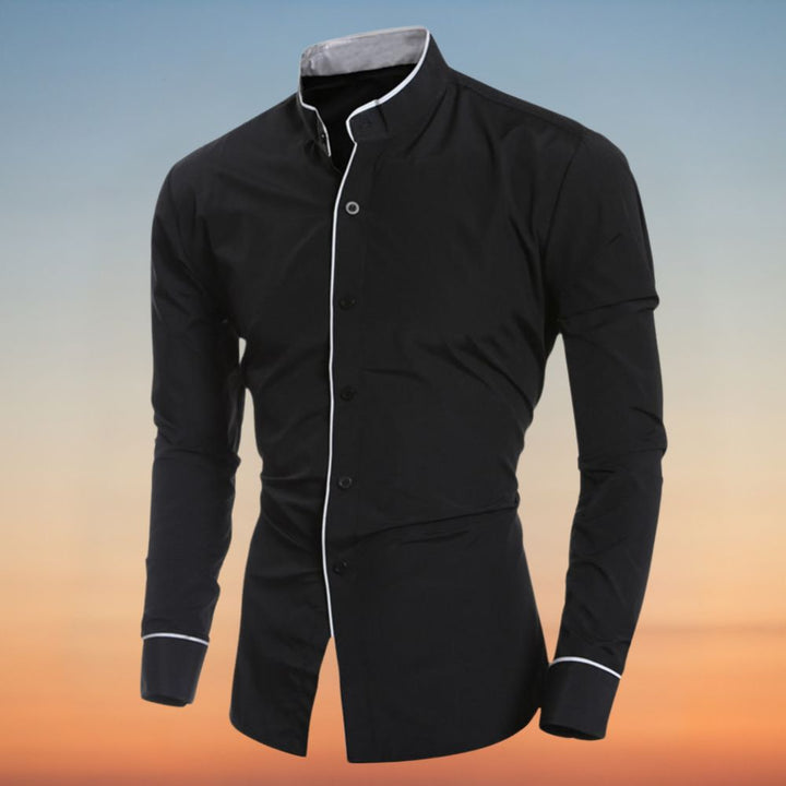 Ahmet – Camisa Con Cuello Alto
