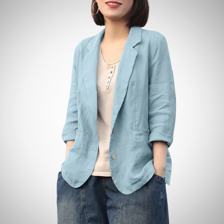 Noreenke - Blazer Informal De Manga Larga
