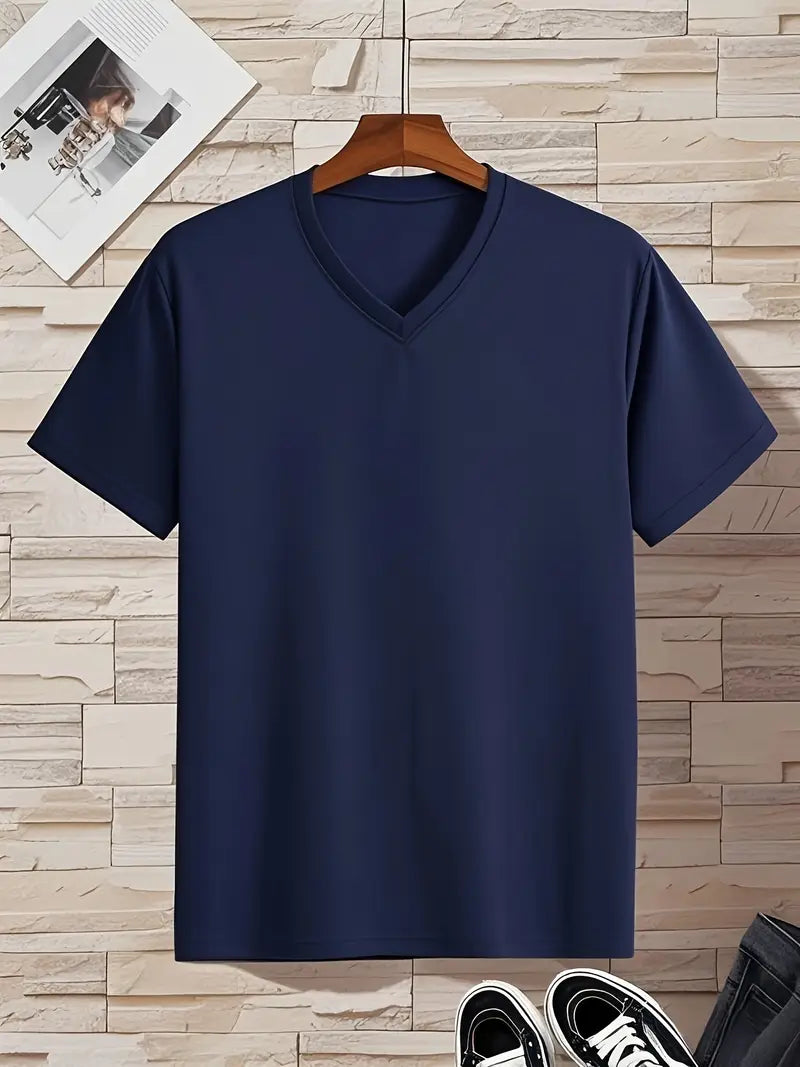 Fraga - Camiseta Elegante De Manga Corta