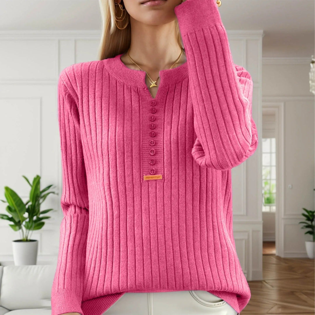 Marja - Jersey De Punto Con Cuello Redondo