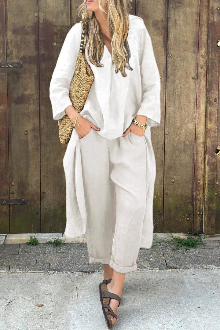 Ximena - Conjunto Informal De Dos Piezas Holgado