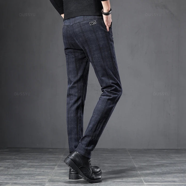 Denis - Pantalón Elástico De Trabajo A Cuadros