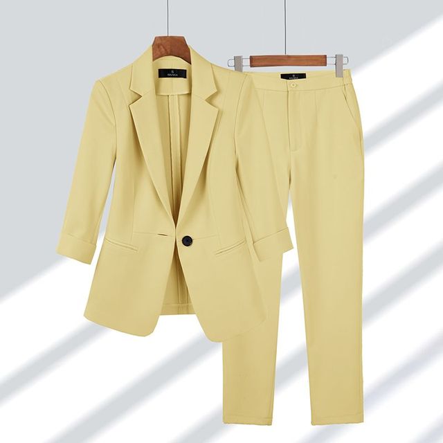Viktoriya - Conjunto De Dos Piezas Blazer y Pantalón