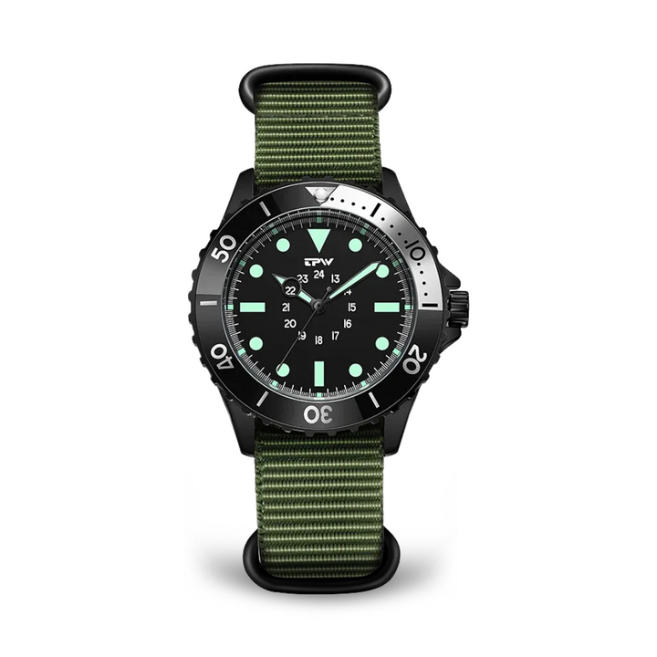 Reloj de Campo Estilo Submarino Táctico Impermeable